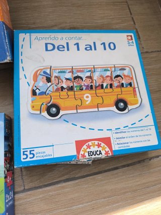 Lote 4 Puzles Ravensburger, Educa, Cars