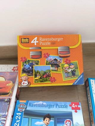 Lote 4 Puzles Ravensburger, Educa, Cars