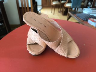 Sandalias Pons Quintana rosa palo Talla 38