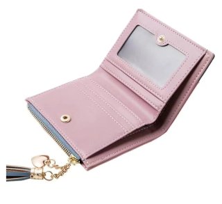 Cartera Mujer Azul y Rosa