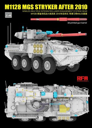 Maqueta M1128 MGS Stryker Rye Field Model 1/35