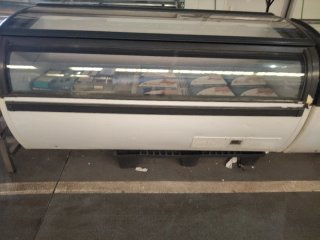 Vitrina refrigerada comercial y congelación