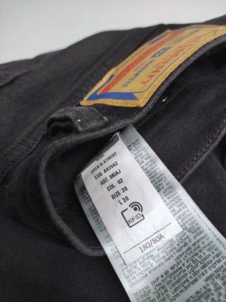 Jeans Diesel D-Strukt Slim Fit Neri Taglia 30W/30L