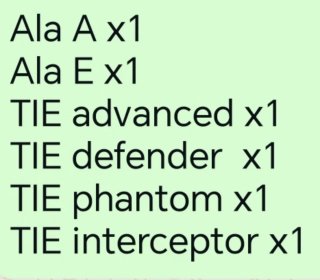 Star Wars X-Wing (PO# Jalper)