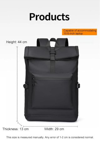 Mochila impermeable portátil 15,6