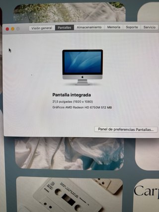 iMac 21.5 2011 Plata