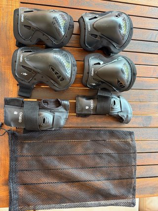 Protecciones Oxelo Patinaje, talla M