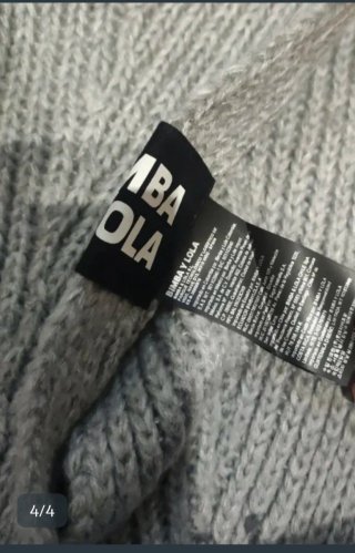 Bufanda Bimba y Lola Gris y Azul