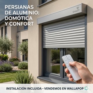 Persianas de aluminio y automatización domótica
