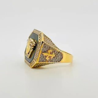 Anillo de Hombre Versace Medusa Oro