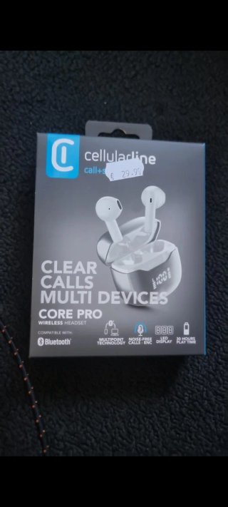Auricolari Cellularline Core Pro Bluetooth
