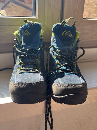 Scarponcini trekking 8848 ragazzo blu/giallo