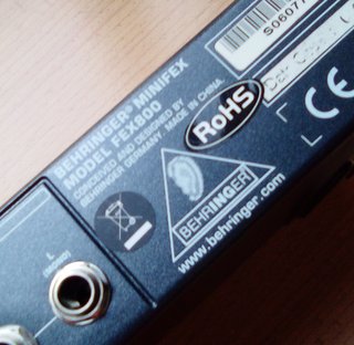 Behringer Mini FEX F800 Procesador de Efectos