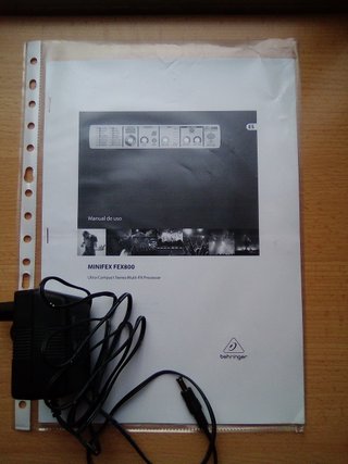 Behringer Mini FEX F800 Procesador de Efectos