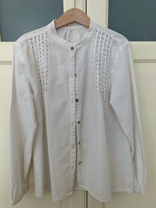 Camisa blanca niña 8 años