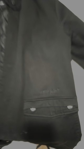 Abrigo Nana Judy Negro con Capucha