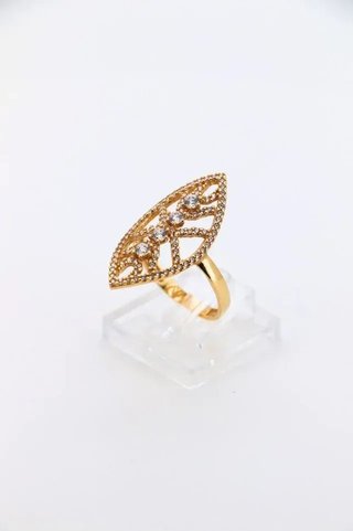 Anillo Lanzadera con Circonitas Blancas