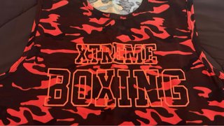 Camiseta Xtreme Boxing Talla M Camuflaje Rojo