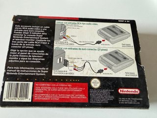 Super Nintendo AV Cable Caja (solo caja)