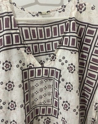 Vestido playero estampado T XL