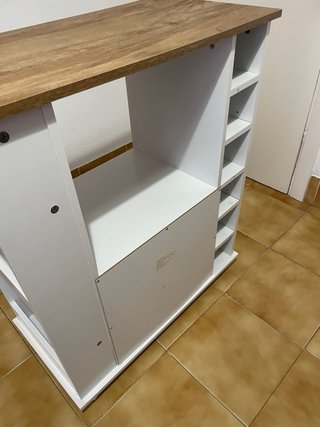 Mueble auxiliar cocina con ruedas