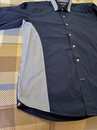 Camicia uomo BC CONCEPT Slim Blu Taglia L