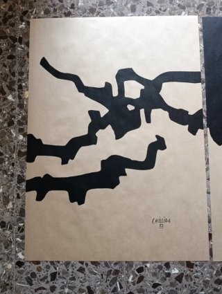 2 Carteles 50x70 Eduardo Chillida