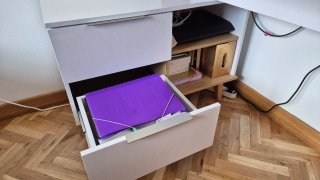 Mesa Escritorio Blanco 138x60cm con cajones
