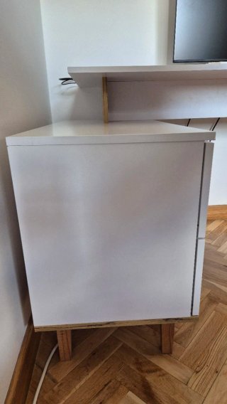 Mesa Escritorio Blanco 138x60cm con cajones