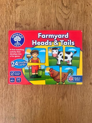 Puzzle Orchard Toys Farmyard Heads & Tails
