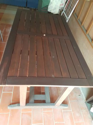 Mesa de Teka 1.56 x 0.90