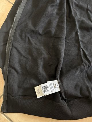 Felpa C.P. Company Nera con Zip