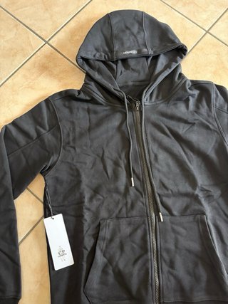 Felpa C.P. Company Nera con Zip