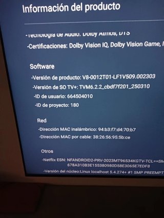 Televisión miniled TCL 75 pulgadas  75C755