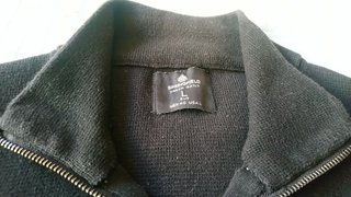Jersey cremallera Springfield negro