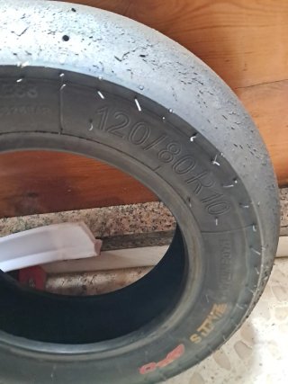 Neumático PMT Radial 100/85 R10. "S" y 120/80 R10