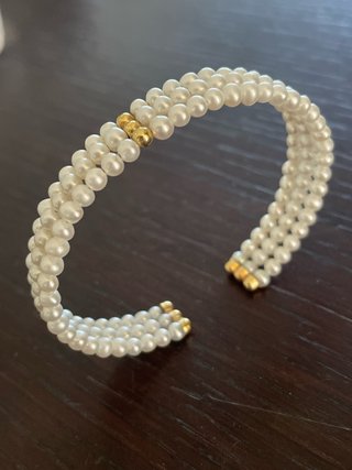 Bracciale perla e oro