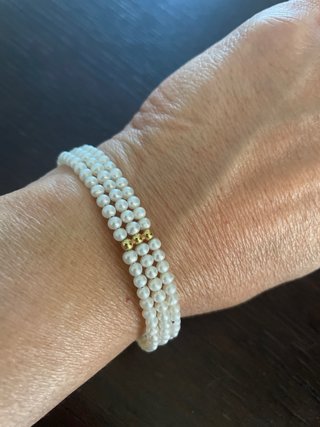 Bracciale perla e oro