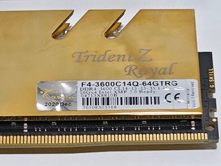 G.SKILL Trident Z Royal DDR4 3600 CL14 2x16GB