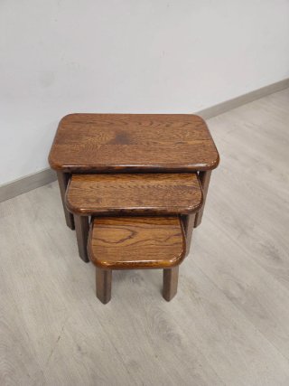 Tavoloni Nido in Rovere Rustico 3pz