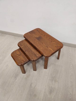 Tavoloni Nido in Rovere Rustico 3pz