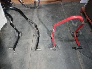 Caballete Moto Rojo