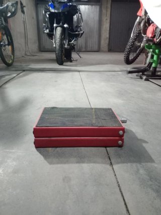 Caballete Moto Rojo