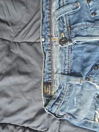 Pantalón corto vaquero Lee azul