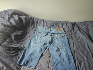 Pantalón corto vaquero Lee azul