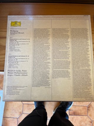 Mozart: Concerti per pianoforte 20, 21, 9, 17 LP