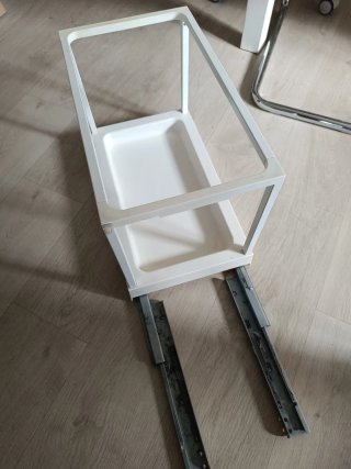 Sistema cubos basura Ikea blanco