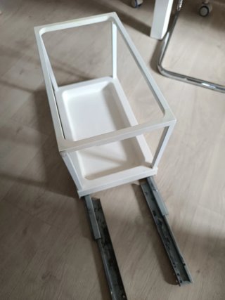 Sistema cubos basura Ikea blanco