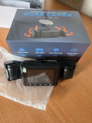 Dash Cam Triple Lente Compacta