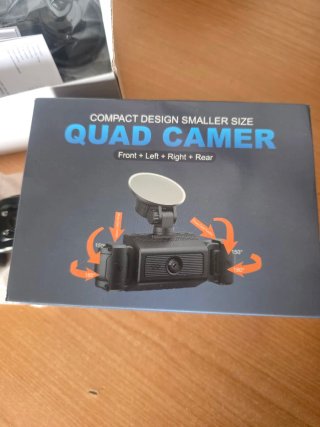 Dash Cam Triple Lente Compacta
